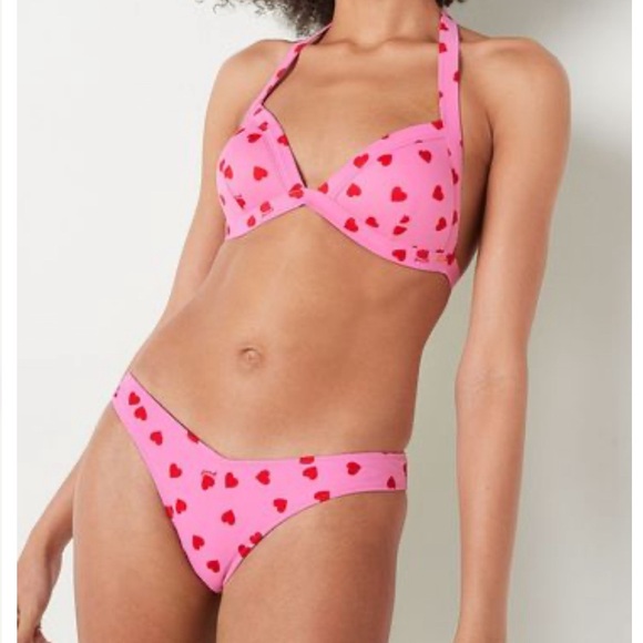 PINK Victoria's Secret Other - NWT Victoria’s Secret PINK Pink Heart Bikini Top